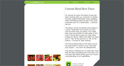 Desktop Screenshot of custombeertrays.com
